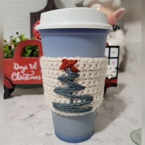 Crochet coffee cup cover